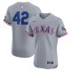 Men's Texas Rangers Nike Gray Road 2024 Jackie Robinson Day Elite Jersey