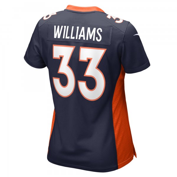 Women's Denver Broncos Javonte Williams Nike Navy Home Game Player Jersey