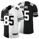 Men's Nike NFL Cincinnati Bengals #85 Tee Higgins Black White Peaceful Coexisting Split 2020 Vapor Untouchable Stitched Limited Jersey