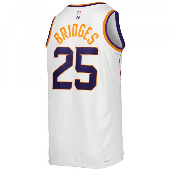 Unisex Phoenix Suns Mikal Bridges Nike White Swingman Jersey - Association Edition