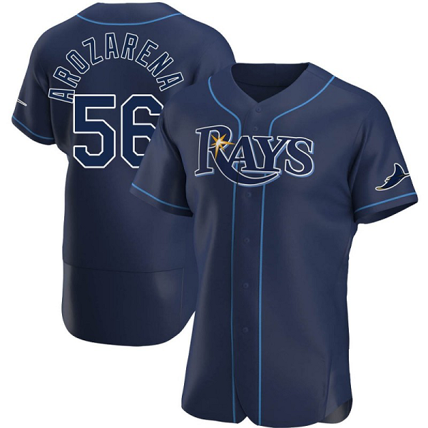 Men's Tampa Bay Rays #56 Randy Arozarena Navy Alternate Nike MLB Jersey