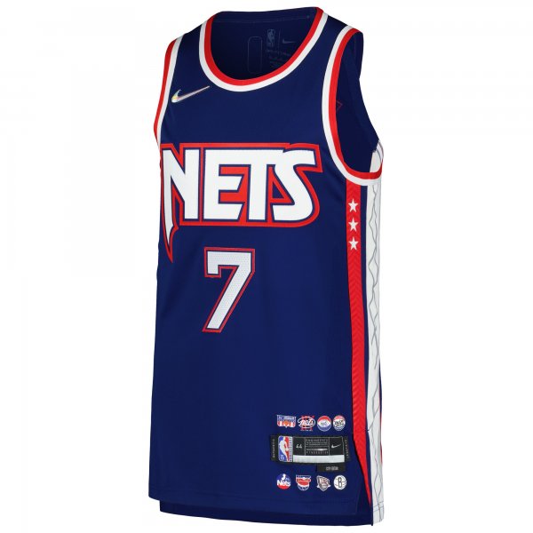 Men's Brooklyn Nets Kevin Durant Nike Blue Player Jersey - City Edition