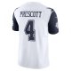 Men's Dallas Cowboys Dak Prescott Nike White Vapor F.U.S.E. Limited Jersey