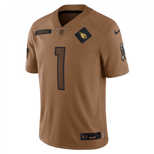 Men's Arizona Cardinals Kyler Murray Nike Brown 2023 Salute To Service Limited Jersey