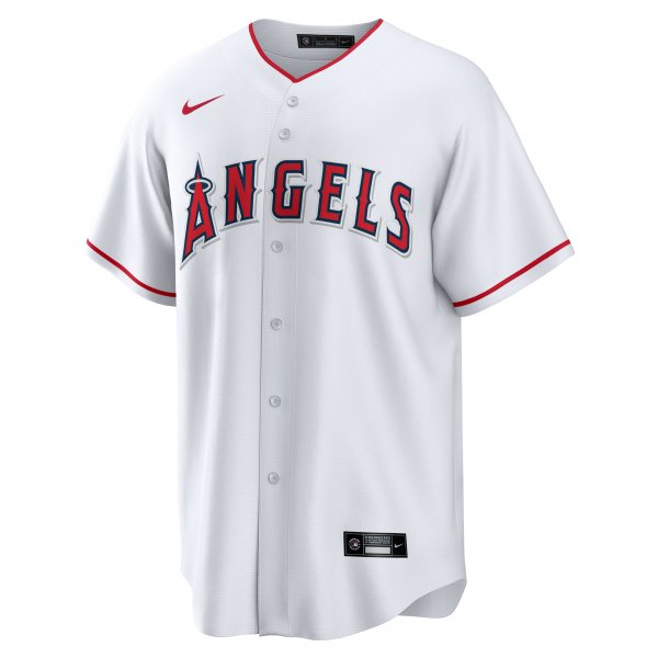 Men's Los Angeles Angels Carlos EstÃÂ©vez Nike White Home  Replica Player Jersey