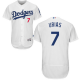 Los Angeles Dodgers #7 Julio Urias White Flexbase Collection Stitched MLB Jersey