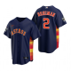 Men's Houston Astros Alex Bregman Navy 2022 World Series Cool Base Jersey