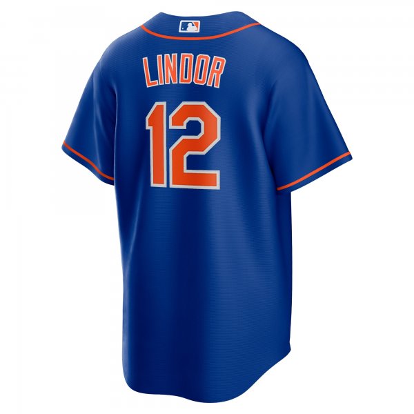 Men's New York Mets Francisco Lindor Nike Royal Alternate Replica Player Jersey