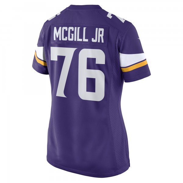 Women's Minnesota Vikings T.Y. McGill Jr. Nike Purple Game Player Jersey