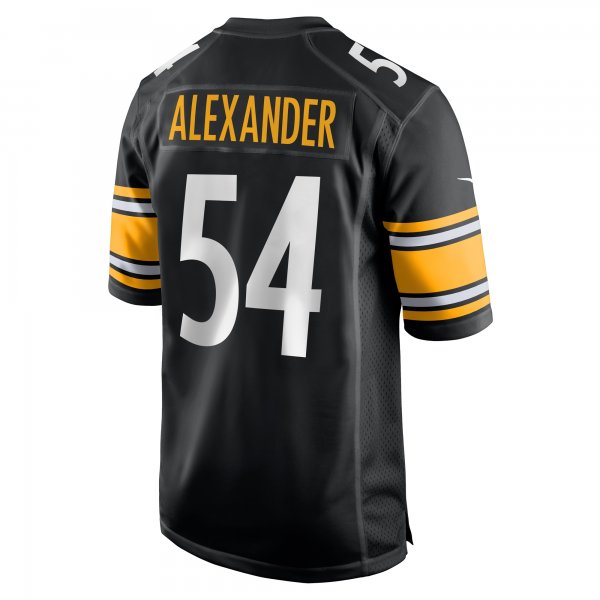 Men's Pittsburgh Steelers Kwon Alexander Nike  Black  Game Jersey