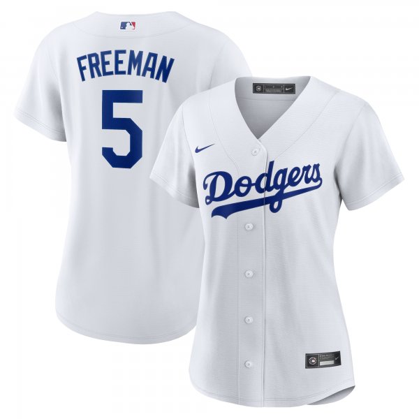 Women's Los Angeles Dodgers Freddie Freeman Nike White Replica Player Jersey