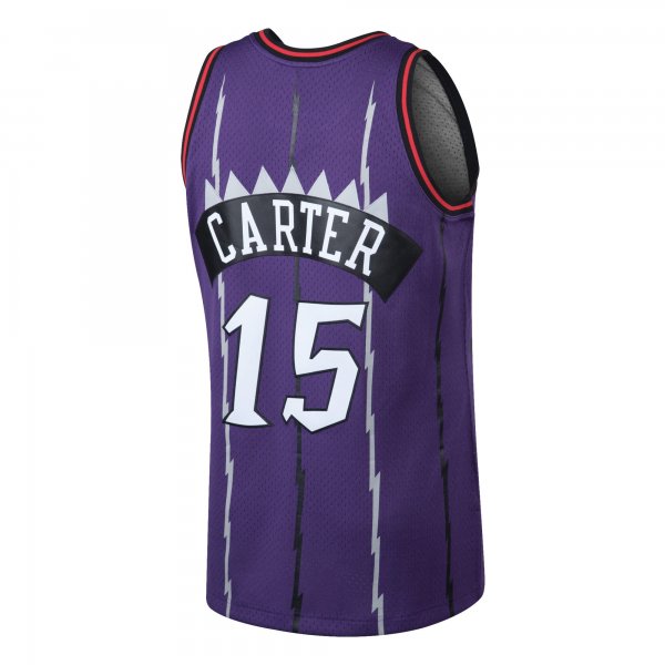 Men's Toronto Raptors Vince Carter Mitchell & Ness Purple 1998/99 Hardwood Classics Swingman Jersey