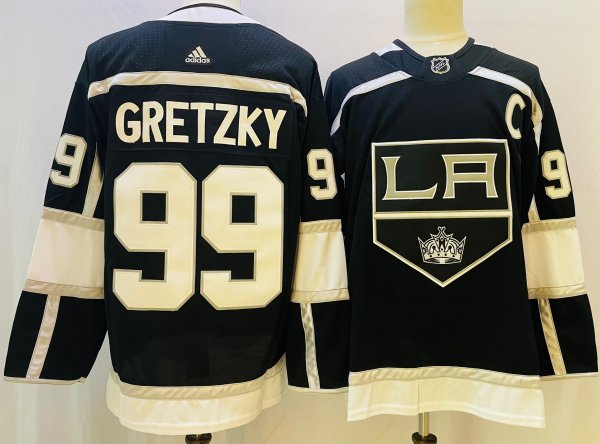 Men's #99 Wayne Gretzky Los Angeles Kings Black NHL Jersey