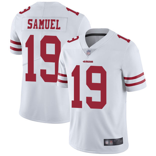 San Francisco 49ers #19 Deebo Samuel White Men's Stitched NFL Vapor Untouchable Limited Jersey