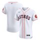 Men's Houston Astros  Nike White Home Vapor Premier Elite Patch Jersey