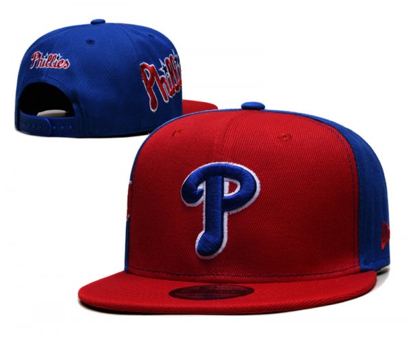 Philadelphia Phillies's red and blue cap