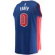 Men's Detroit Pistons Jalen Duren Fanatics Blue Fast Break Replica Jersey - Icon Edition