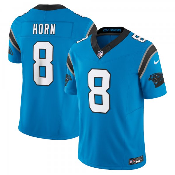 Men's Carolina Panthers Jaycee Horn Nike Blue Vapor F.U.S.E. Limited Jersey