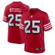 Men's San Francisco 49ers Elijah Mitchell Nike Scarlet Alternate Game Jersey