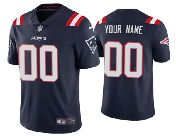 Men's Nike New England Patriots Active Player Custom Navy 2020 Vapor Untouchable Limited Stitched NFL Jersey