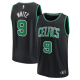 Men's Boston Celtics #9 Derrick White Statement Edition Fast Break Replica Custom Black Jersey