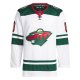 Men's Minnesota Wild  adidas White Away  Primegreen Custom Jersey