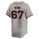 Men's San Francisco Giants Keaton Winn Nike Gray Away Limited Player Jersey