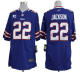 Nike Buffalo Bills #22 Fred Jackson Royal Blue Team Color With C Patch Men's Stitched NFL Game Jersey