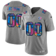 Las Vegas Raiders Custom Men's Nike Multi-Color 2020 NFL Crucial Catch Vapor Untouchable Limited Jersey Greyheather