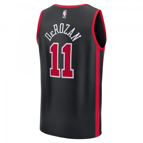 Men's Chicago Bulls DeMar DeRozan Fanatics Black Fast Break Jersey - City Edition