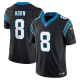 Men's Nike Carolina Panthers #8 Jaycee Horn Black Vapor F.U.S.E. Limited NFL Jersey