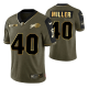 Men's Buffalo Bills #40 Von Miller Olive Gold Salute To Service Limited NFL Jersey