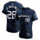 Men's National League #28 J.D. Martinez Nike Royal 2023 MLB All-Star Game Flex Base Jersey