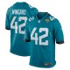 Men's Jacksonville Jaguars Andrew Wingard Nike Teal Game Jersey