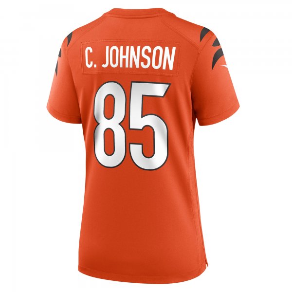 Women's Cincinnati Bengals Chad Johnson Nike Orange Retired Game Jersey