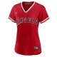 Women's Los Angeles Angels Mike Trout Nike Red Alternate Replica Player Jersey