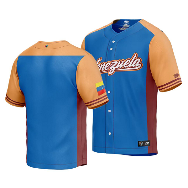 Venezuela 2023 World Baseball Classic Royal Men's MLB Jersey