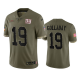 New York Giants Kenny Golladay #19 Olive 2022 Salute To Service Limited Jersey