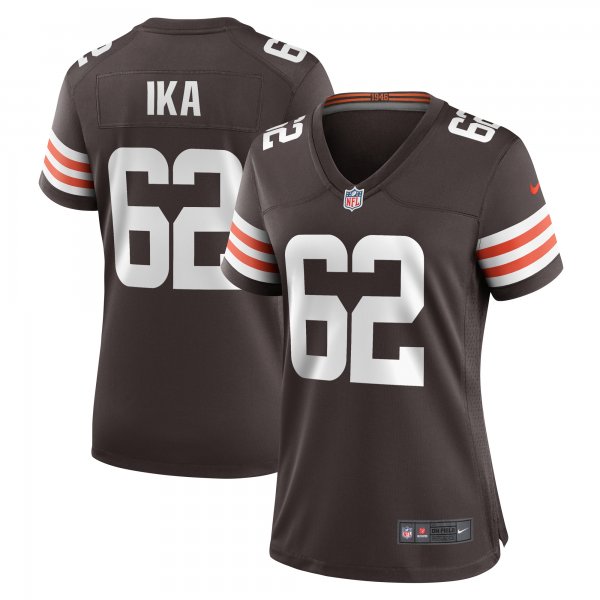 Women's Cleveland Browns Siaki Ika Nike  Brown Team Game Jersey