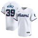 Men's Miami Marlins Eury PÃÂ©rez Nike White Home Limited Player Jersey