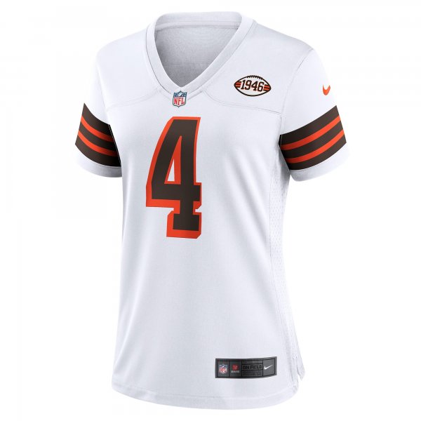 Women's Cleveland Browns Deshaun Watson Nike White Player Jersey