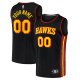 Youth Atlanta Hawks  Fanatics Black Fast Break Replica Custom Jersey - Statement Edition