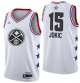 Men's Jordan Brand Denver Nuggets #15 Nikola Jokic White Swingman 2019 All-Star Game NBA Jersey