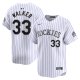 Men's Colorado Rockies Larry Walker Nike White Home Limited Player Jersey