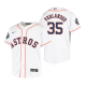 Youth Houston Astros Justin Verlander White 2022 World Series Cool Base Jersey