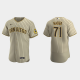 Men's San Diego Padres #71 Josh Hader Flex Base Alternate MLB Jersey - Tan Brown