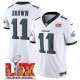 Youth Philadelphia Eagles #11 A.J. Brown White Super Bowl LIX F.U.S.E. Vapor Untouchable Limited Stitched Jersey