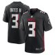 Men's Atlanta Falcons Jessie Bates III Nike Black Game Player Jersey