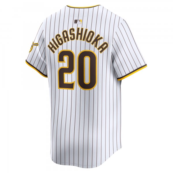 Men's San Diego Padres Kyle Higashioka Nike White Home Limited Player Jersey