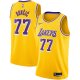 Men's Los Angeles Lakers Jordan Brand #77 Luka Doncic Gold Statement Edition Swingman Jersey